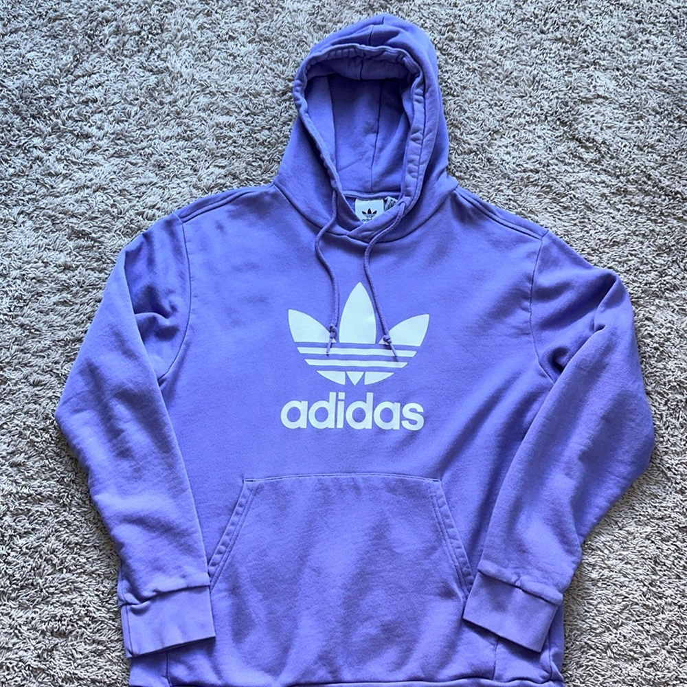 Adidas hoodie lavendar